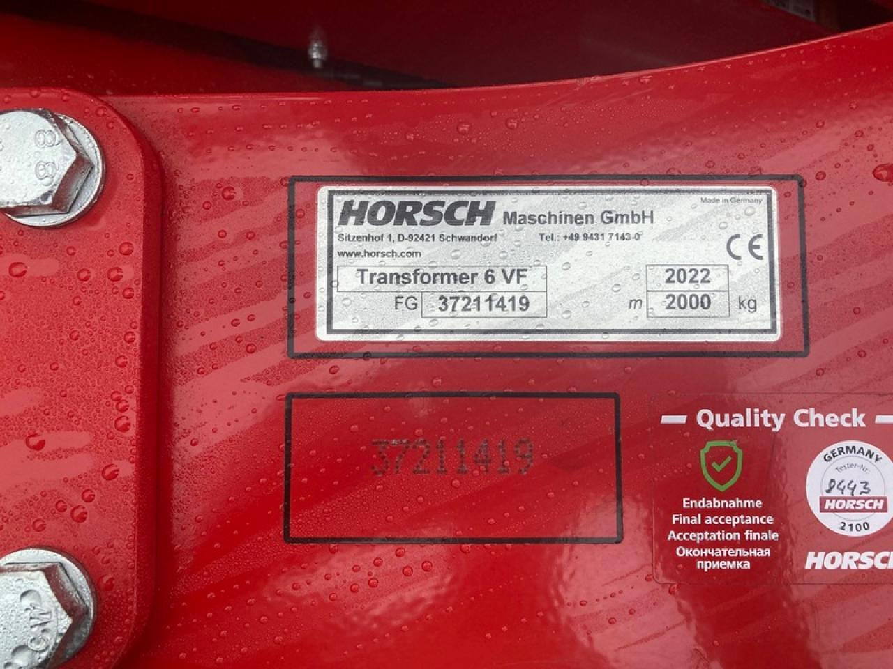 HORSCH TRANSFORMER6 VF - Oprema za obradu tla: slika HORSCH TRANSFORMER6 VF - Oprema za obradu tla HORSCH TRANSFORMER6 VF - Oprema za obradu tla: slika HORSCH TRANSFORMER6 VF - Oprema za obradu tla