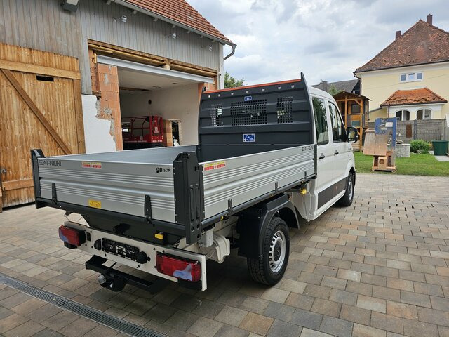 Mali kamion kiper, Dostavno vozilo s dvostrukom kabinom MAN TGE 3.140 Doka L3 Dreiseitenkipper Facelift: slika Mali kamion kiper, Dostavno vozilo s dvostrukom kabinom MAN TGE 3.140 Doka L3 Dreiseitenkipper Facelift
