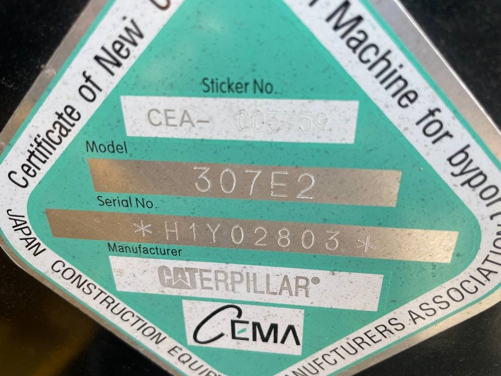 CAT 307 - Mini bager: slika CAT 307 - Mini bager CAT 307 - Mini bager: slika CAT 307 - Mini bager