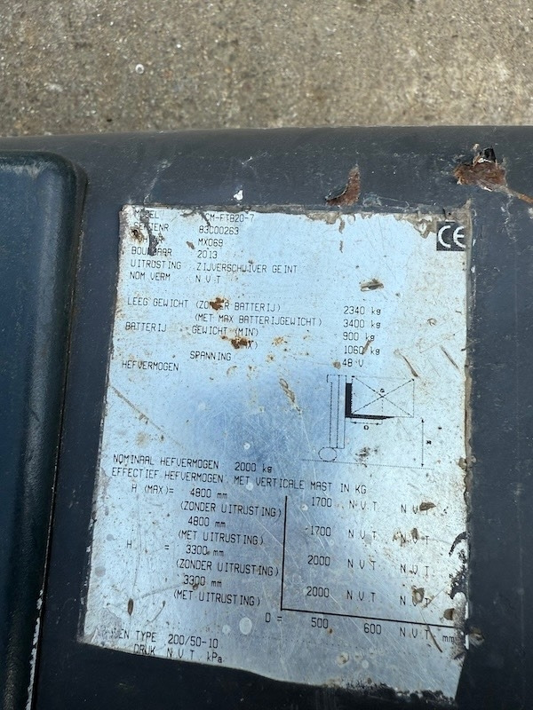 TCM FTB 20-7 - Električni viličar: slika TCM FTB 20-7 - Električni viličar TCM FTB 20-7 - Električni viličar: slika TCM FTB 20-7 - Električni viličar