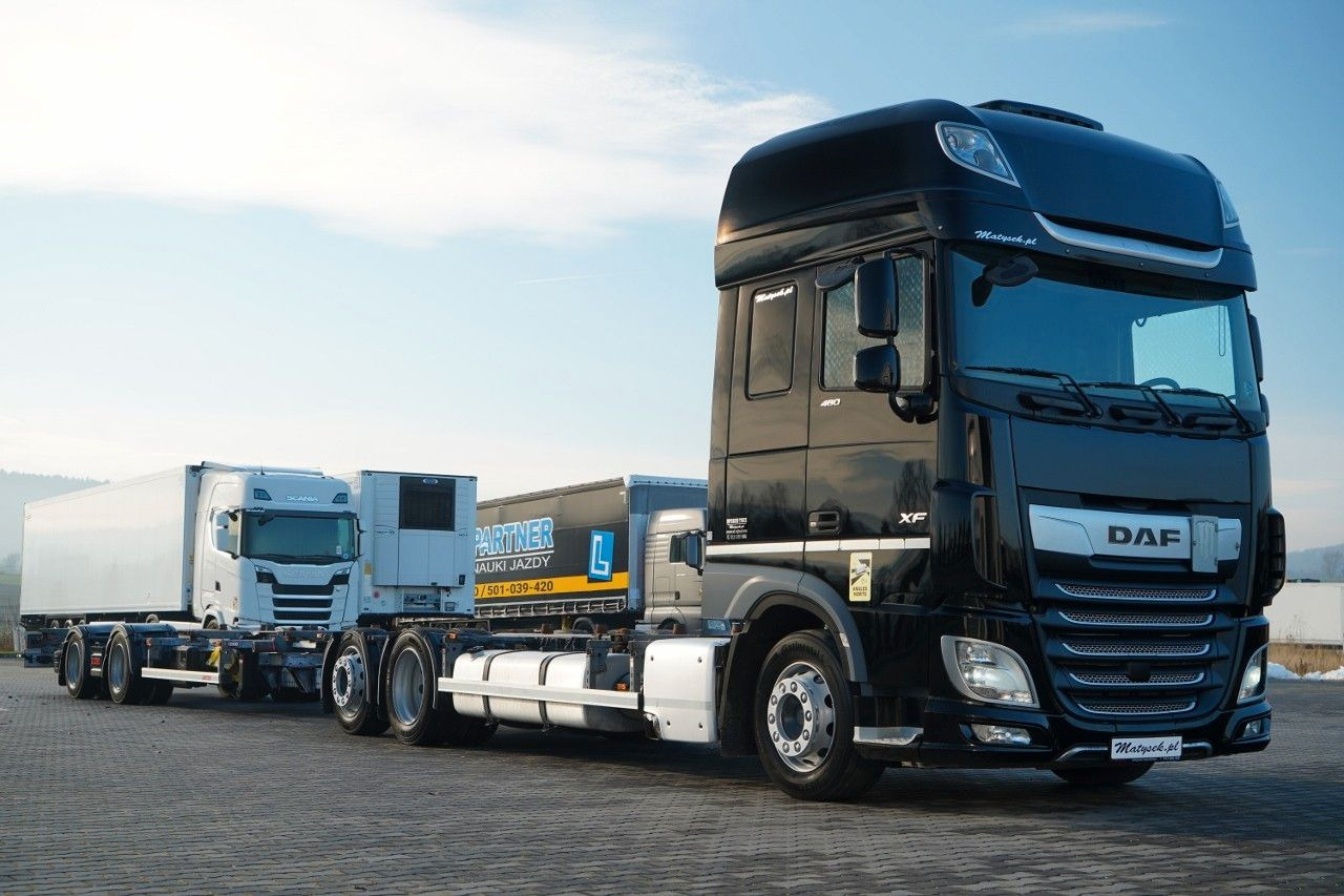 DAF XF 480 / BDF / 6X2 / ZESTAW TANDEM / SSC / I-PAR - Transporter kontejnera/ Kamion s izmjenjivim sanducima: slika DAF XF 480 / BDF / 6X2 / ZESTAW TANDEM / SSC / I-PAR - Transporter kontejnera/ Kamion s izmjenjivim sanducima DAF XF 480 / BDF / 6X2 / ZESTAW TANDEM / SSC / I-PAR - Transporter kontejnera/ Kamion s izmjenjivim sanducima: slika DAF XF 480 / BDF / 6X2 / ZESTAW TANDEM / SSC / I-PAR - Transporter kontejnera/ Kamion s izmjenjivim sanducima