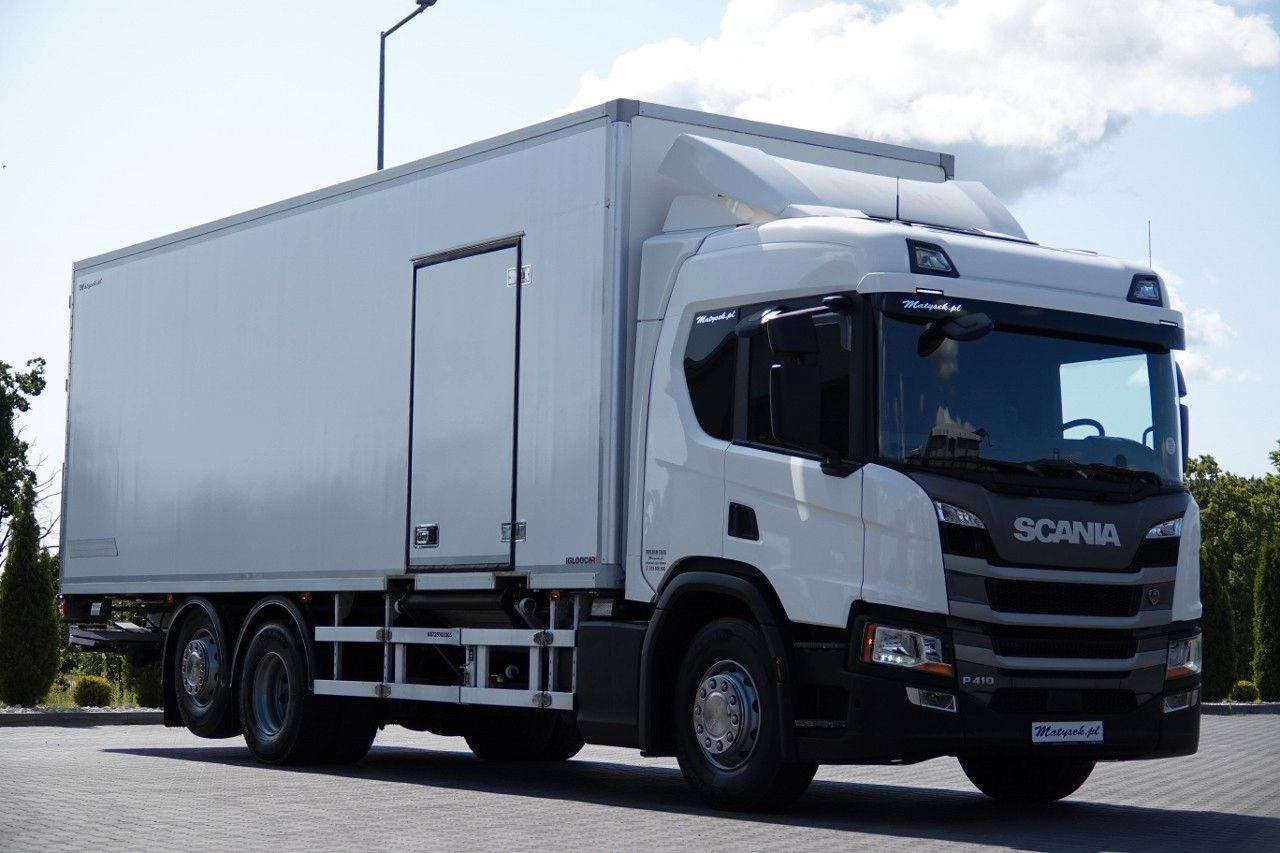 Scania P 410 / 6X2 /CHŁODNIA / SLÓWKA / Agregat THERMO - Kamion hladnjača: slika Scania P 410 / 6X2 /CHŁODNIA / SLÓWKA / Agregat THERMO - Kamion hladnjača Scania P 410 / 6X2 /CHŁODNIA / SLÓWKA / Agregat THERMO - Kamion hladnjača: slika Scania P 410 / 6X2 /CHŁODNIA / SLÓWKA / Agregat THERMO - Kamion hladnjača