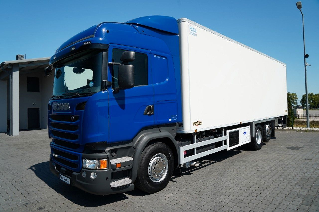 Scania R 410 / 6X2 / CHŁODNIA / SOLÓWKA / Agregat CARRI - Kamion hladnjača: slika Scania R 410 / 6X2 / CHŁODNIA / SOLÓWKA / Agregat CARRI - Kamion hladnjača Scania R 410 / 6X2 / CHŁODNIA / SOLÓWKA / Agregat CARRI - Kamion hladnjača: slika Scania R 410 / 6X2 / CHŁODNIA / SOLÓWKA / Agregat CARRI - Kamion hladnjača