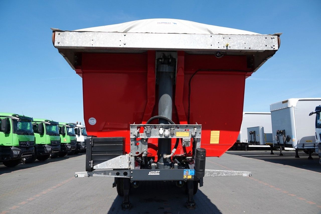 Kiper poluprikolica Schmitz Cargobull WYWROTKA / 26 m3 / STALOWA  / HYDROKLAPA / OŚ PO: slika Kiper poluprikolica Schmitz Cargobull WYWROTKA / 26 m3 / STALOWA  / HYDROKLAPA / OŚ PO