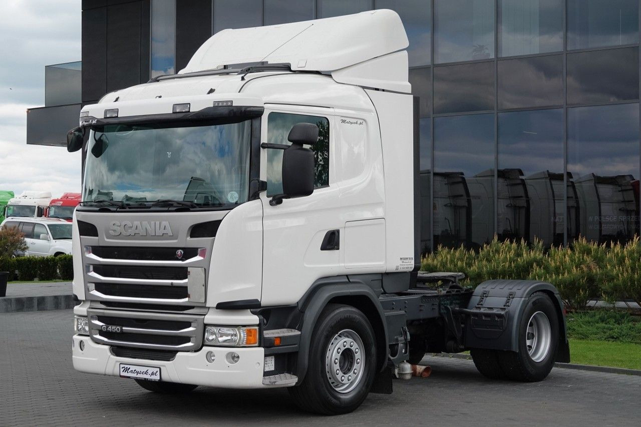 Scania G 450 / RETARDER / NISKA KABINA / SPROWADZONA - Tegljač: slika Scania G 450 / RETARDER / NISKA KABINA / SPROWADZONA - Tegljač Scania G 450 / RETARDER / NISKA KABINA / SPROWADZONA - Tegljač: slika Scania G 450 / RETARDER / NISKA KABINA / SPROWADZONA - Tegljač
