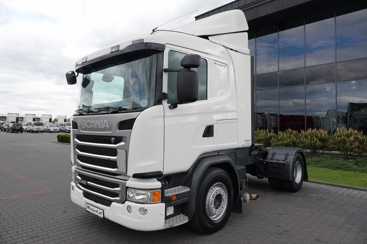 Scania G 450 / RETARDER / NISKA KABINA / SPROWADZONA - Tegljač: slika Scania G 450 / RETARDER / NISKA KABINA / SPROWADZONA - Tegljač Scania G 450 / RETARDER / NISKA KABINA / SPROWADZONA - Tegljač: slika Scania G 450 / RETARDER / NISKA KABINA / SPROWADZONA - Tegljač