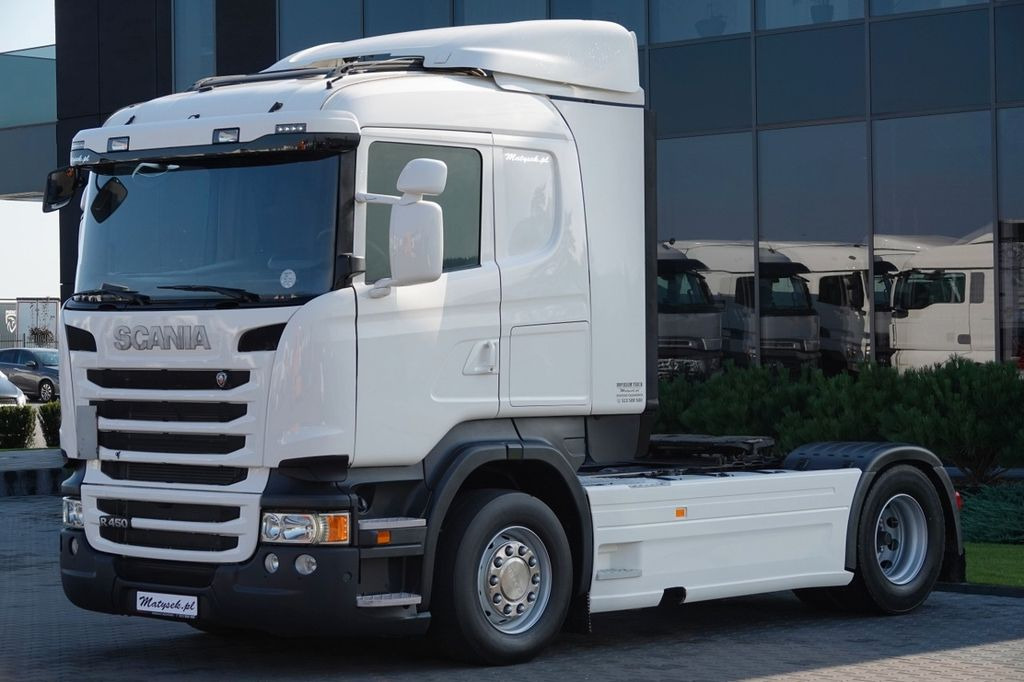 Scania R 450 / RETARDER / BEZ EGR / NISKA KABINA - Tegljač: slika Scania R 450 / RETARDER / BEZ EGR / NISKA KABINA - Tegljač Scania R 450 / RETARDER / BEZ EGR / NISKA KABINA - Tegljač: slika Scania R 450 / RETARDER / BEZ EGR / NISKA KABINA - Tegljač
