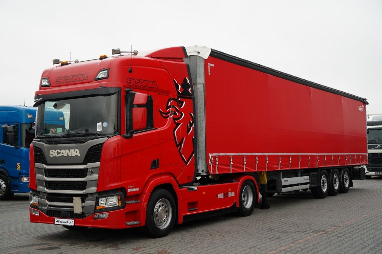 Scania R 450 / ZESTAW / + SCHMITZ / FIRANKA STANDARD / - Tegljač: slika Scania R 450 / ZESTAW / + SCHMITZ / FIRANKA STANDARD / - Tegljač Scania R 450 / ZESTAW / + SCHMITZ / FIRANKA STANDARD / - Tegljač: slika Scania R 450 / ZESTAW / + SCHMITZ / FIRANKA STANDARD / - Tegljač
