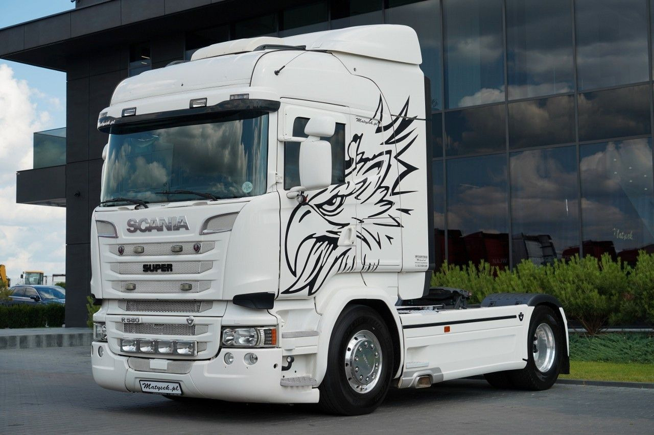 Scania R 580 / V8 / RETARDER / CAŁA NA PODUSZKACH - Tegljač: slika Scania R 580 / V8 / RETARDER / CAŁA NA PODUSZKACH - Tegljač Scania R 580 / V8 / RETARDER / CAŁA NA PODUSZKACH - Tegljač: slika Scania R 580 / V8 / RETARDER / CAŁA NA PODUSZKACH - Tegljač