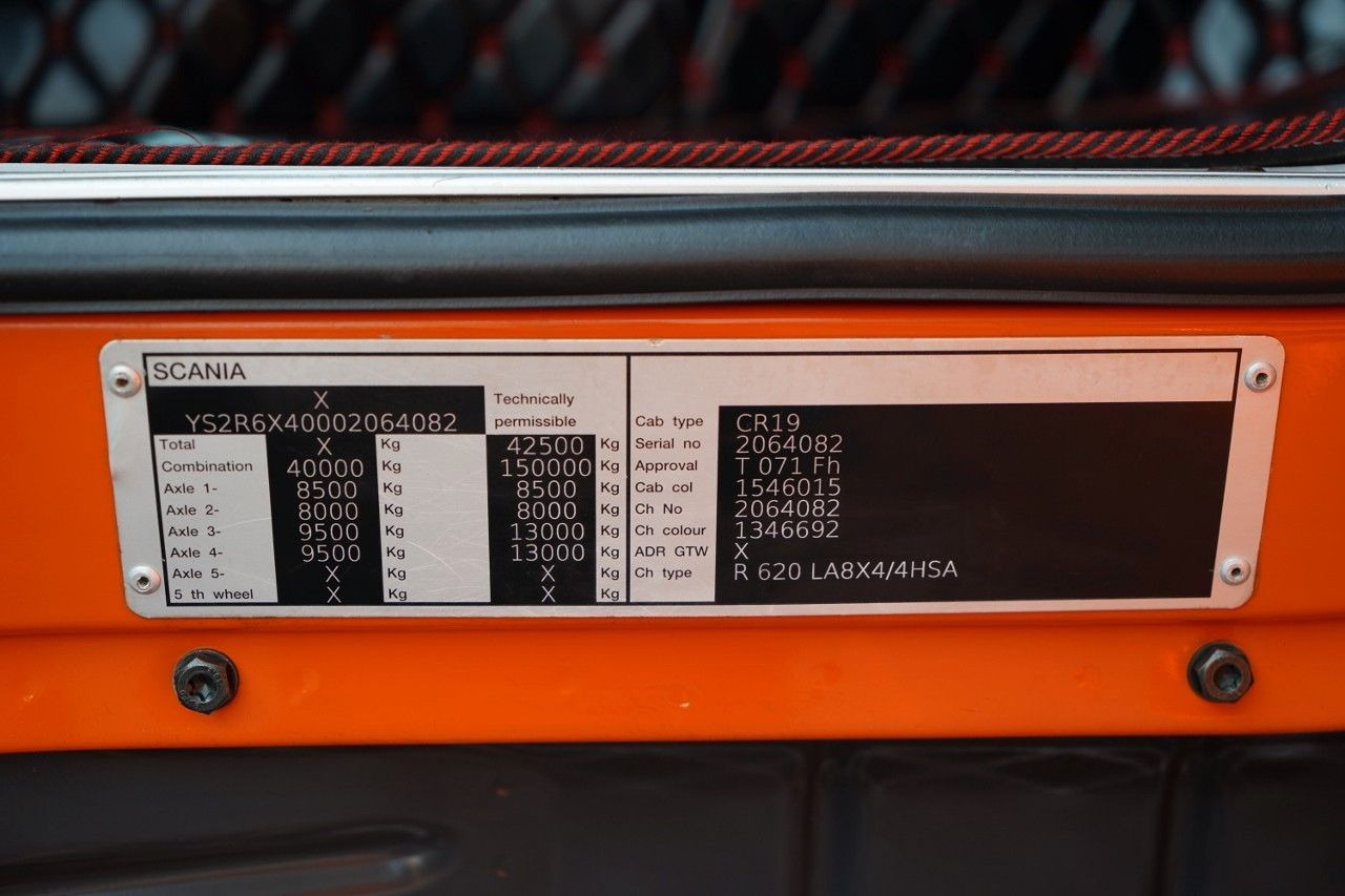 Tegljač Scania R 620 / HYDRAULIKA / 8X4 / DMC: 150 000 KG / SI: slika Tegljač Scania R 620 / HYDRAULIKA / 8X4 / DMC: 150 000 KG / SI