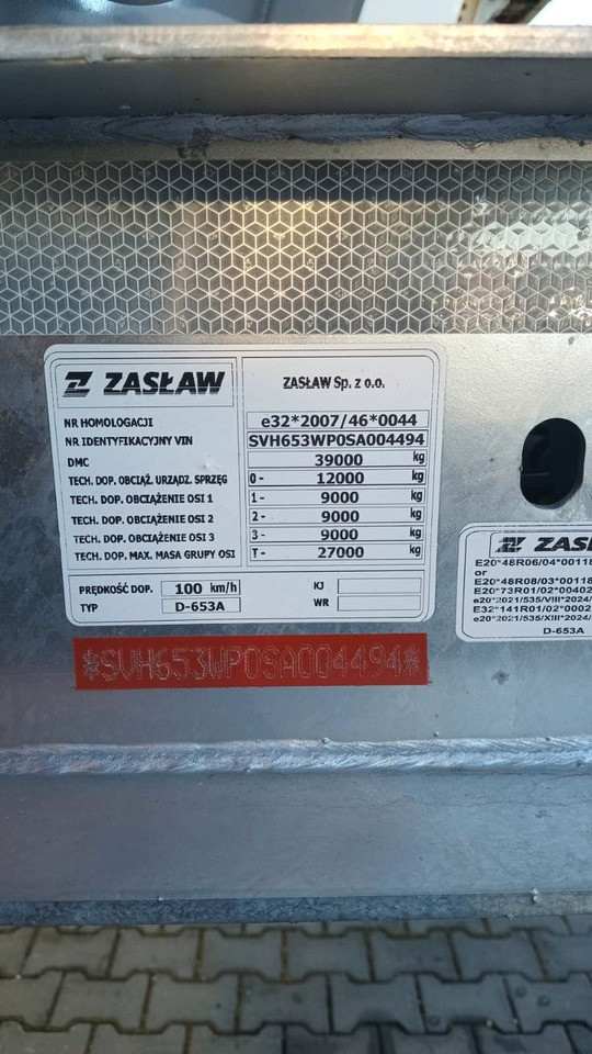 Kiper poluprikolica ZASŁAW WYWROTKA 26 m3 / FABRYCZNIE NOWA / STALOWA / RYN: slika Kiper poluprikolica ZASŁAW WYWROTKA 26 m3 / FABRYCZNIE NOWA / STALOWA / RYN