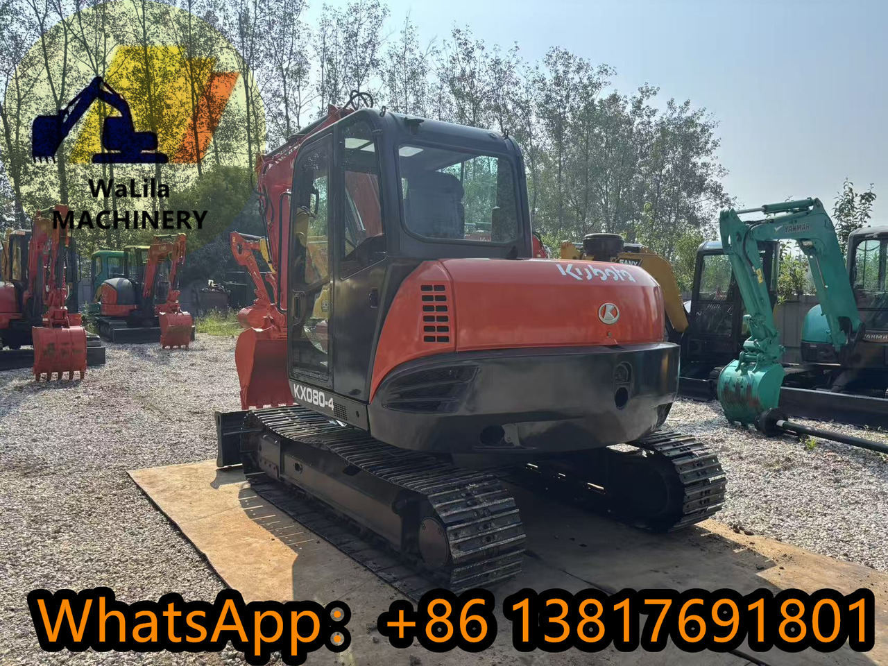KUBOTA KX080 - Mini bager: slika KUBOTA KX080 - Mini bager KUBOTA KX080 - Mini bager: slika KUBOTA KX080 - Mini bager