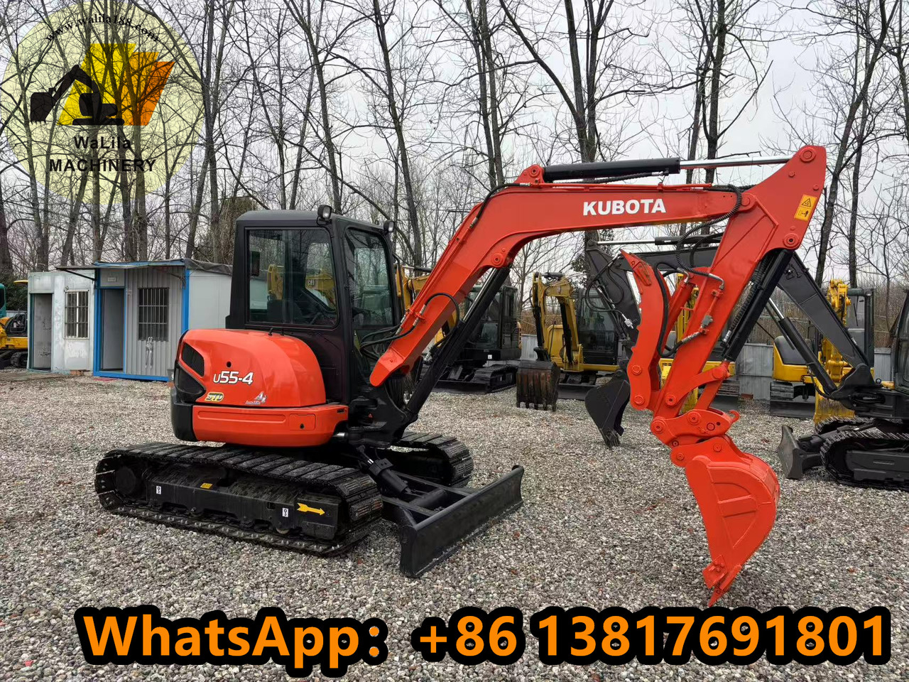 KUBOTA U55 - Mini bager: slika KUBOTA U55 - Mini bager KUBOTA U55 - Mini bager: slika KUBOTA U55 - Mini bager