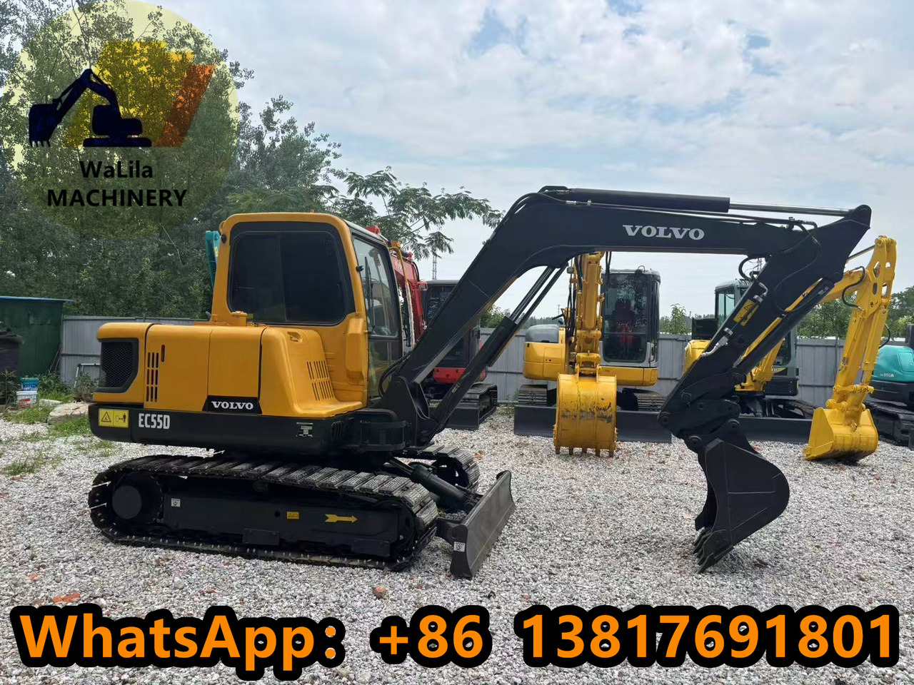 VOLVO EC55 - Mini bager: slika VOLVO EC55 - Mini bager VOLVO EC55 - Mini bager: slika VOLVO EC55 - Mini bager