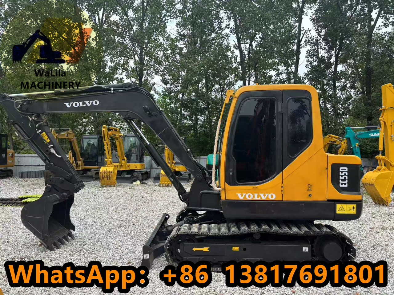 VOLVO EC55 - Mini bager: slika VOLVO EC55 - Mini bager VOLVO EC55 - Mini bager: slika VOLVO EC55 - Mini bager