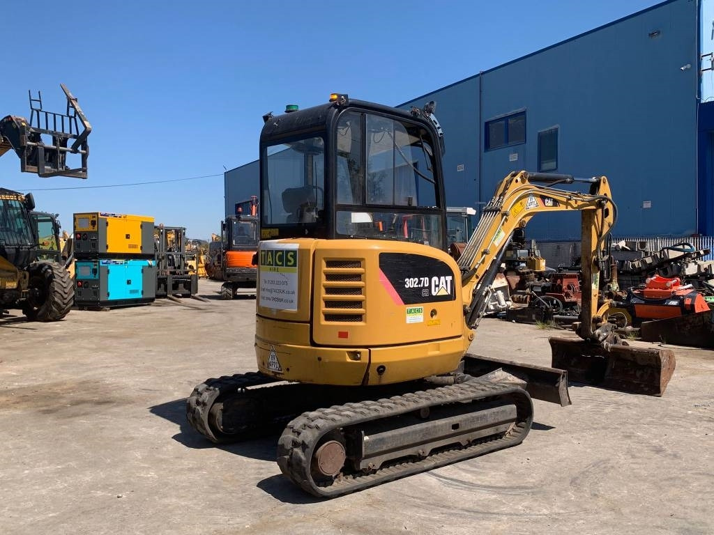 CAT 302.7 CR  - Mini bager: slika CAT 302.7 CR  - Mini bager CAT 302.7 CR  - Mini bager: slika CAT 302.7 CR  - Mini bager