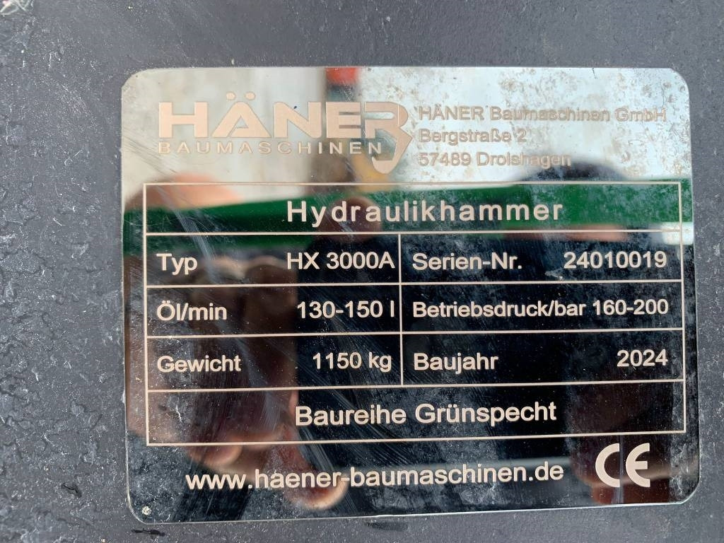 Haner HX3000A NEW - Hidraulični čekić za Građevinski strojevi: slika Haner HX3000A NEW - Hidraulični čekić za Građevinski strojevi Haner HX3000A NEW - Hidraulični čekić za Građevinski strojevi: slika Haner HX3000A NEW - Hidraulični čekić za Građevinski strojevi