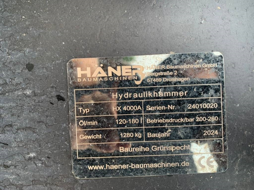 Haner HX4000A NEW - Hidraulični čekić za Građevinski strojevi: slika Haner HX4000A NEW - Hidraulični čekić za Građevinski strojevi Haner HX4000A NEW - Hidraulični čekić za Građevinski strojevi: slika Haner HX4000A NEW - Hidraulični čekić za Građevinski strojevi