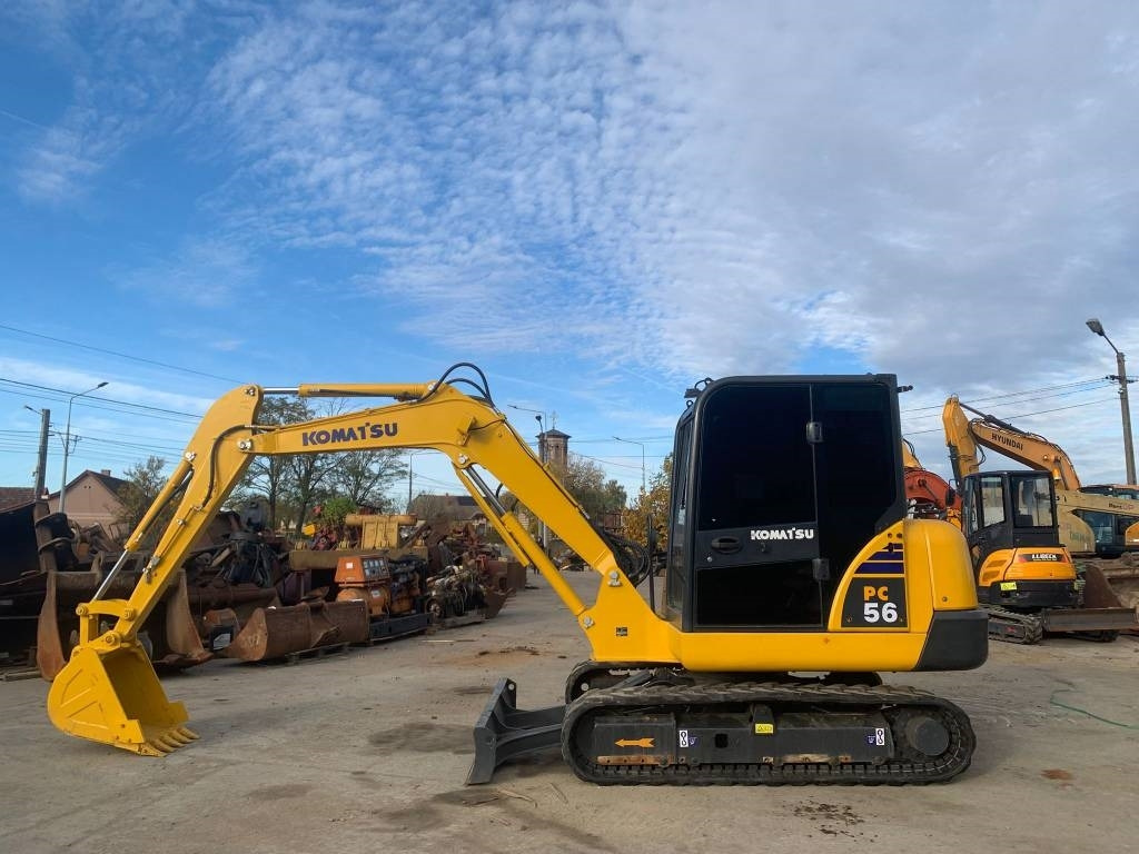 Komatsu PC 56-7 - Mini bager: slika Komatsu PC 56-7 - Mini bager Komatsu PC 56-7 - Mini bager: slika Komatsu PC 56-7 - Mini bager