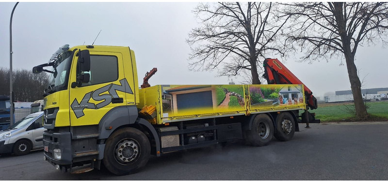 Mercedes-Benz 2636 Axor 3-Achser 6x2 mit Kran PK14002+Funk - Kamion s otvorenim sandukom, Kamion s kranom: slika Mercedes-Benz 2636 Axor 3-Achser 6x2 mit Kran PK14002+Funk - Kamion s otvorenim sandukom, Kamion s kranom Mercedes-Benz 2636 Axor 3-Achser 6x2 mit Kran PK14002+Funk - Kamion s otvorenim sandukom, Kamion s kranom: slika Mercedes-Benz 2636 Axor 3-Achser 6x2 mit Kran PK14002+Funk - Kamion s otvorenim sandukom, Kamion s kranom