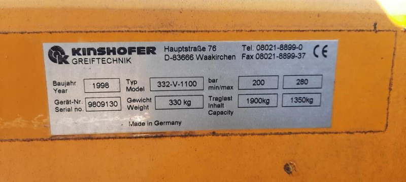JCB Steinzange Kinshofer - Priključak: slika JCB Steinzange Kinshofer - Priključak JCB Steinzange Kinshofer - Priključak: slika JCB Steinzange Kinshofer - Priključak
