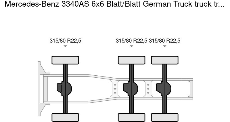 Mercedes-Benz 3340AS 6x6 Blatt/Blatt German Truck - Tegljač: slika Mercedes-Benz 3340AS 6x6 Blatt/Blatt German Truck - Tegljač Mercedes-Benz 3340AS 6x6 Blatt/Blatt German Truck - Tegljač: slika Mercedes-Benz 3340AS 6x6 Blatt/Blatt German Truck - Tegljač