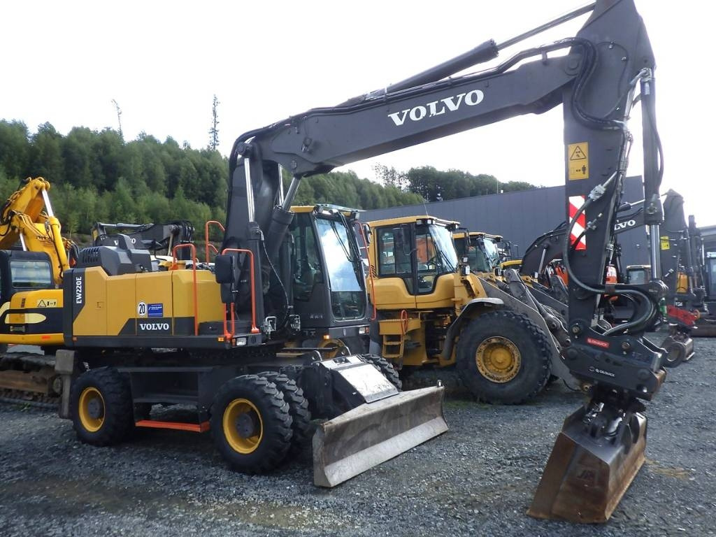 Volvo EW 220 E - Bager na kotačima: slika Volvo EW 220 E - Bager na kotačima Volvo EW 220 E - Bager na kotačima: slika Volvo EW 220 E - Bager na kotačima