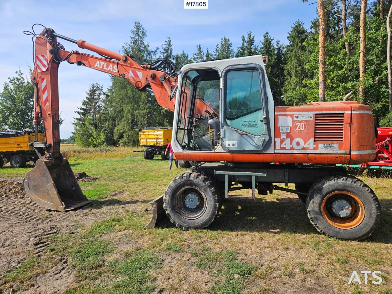 1995 Atlas 1404 - Bager na kotačima: slika 1995 Atlas 1404 - Bager na kotačima 1995 Atlas 1404 - Bager na kotačima: slika 1995 Atlas 1404 - Bager na kotačima