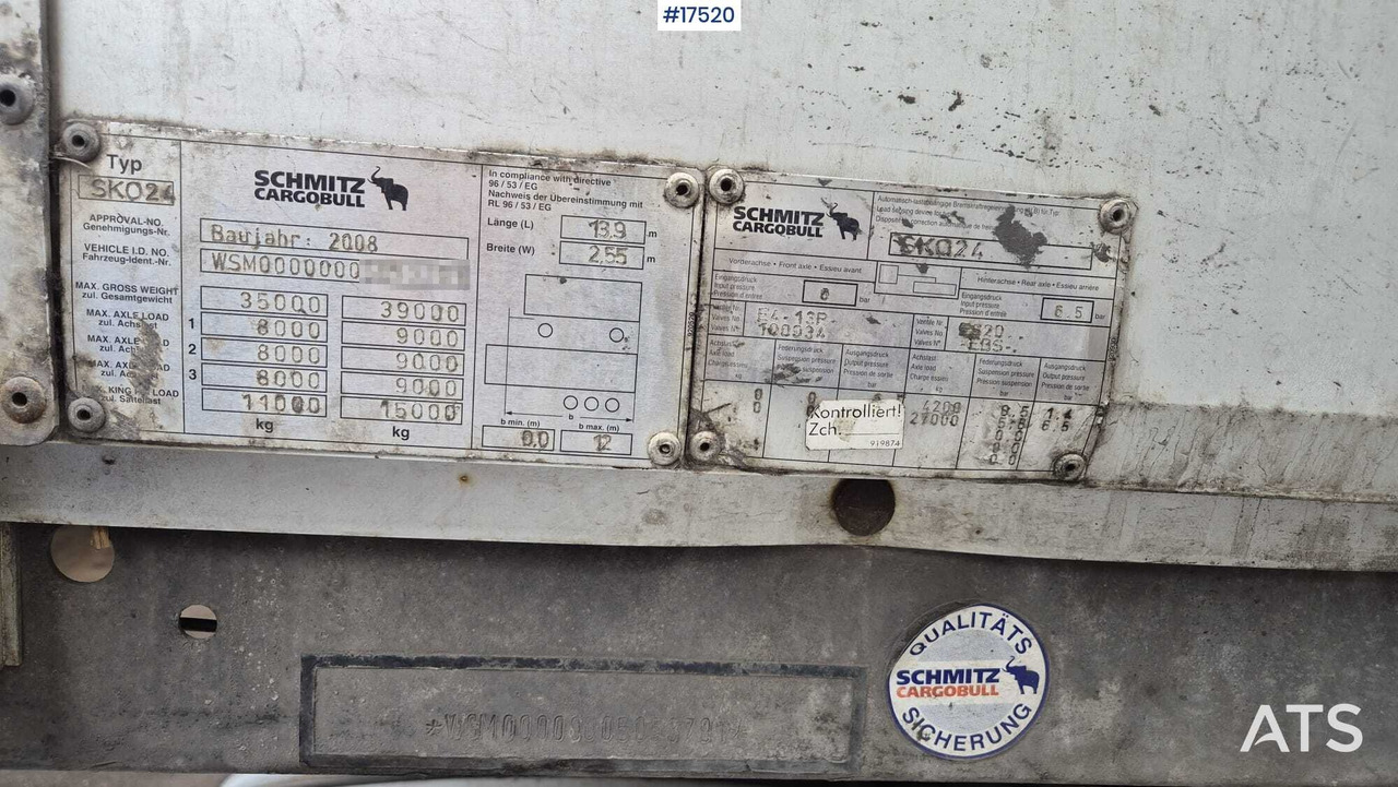 Semi-trailer truck, isothermal SCHMITZ CARGOBULL AG / SKO 24 (2008) - Poluprikolica s ceradom: slika Semi-trailer truck, isothermal SCHMITZ CARGOBULL AG / SKO 24 (2008) - Poluprikolica s ceradom Semi-trailer truck, isothermal SCHMITZ CARGOBULL AG / SKO 24 (2008) - Poluprikolica s ceradom: slika Semi-trailer truck, isothermal SCHMITZ CARGOBULL AG / SKO 24 (2008) - Poluprikolica s ceradom