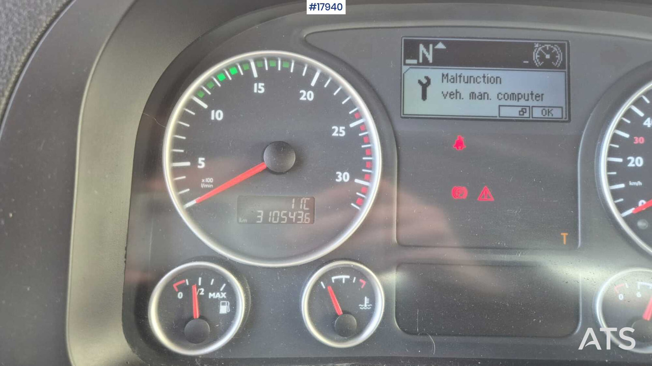 Kiper, Kamion s kranom Tipper/sand spreader with HDS - MAN TGS 28.360 6x4 (2008): slika Kiper, Kamion s kranom Tipper/sand spreader with HDS - MAN TGS 28.360 6x4 (2008)