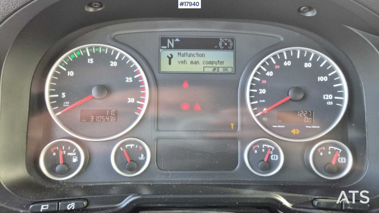 Kiper, Kamion s kranom Tipper/sand spreader with HDS - MAN TGS 28.360 6x4 (2008): slika Kiper, Kamion s kranom Tipper/sand spreader with HDS - MAN TGS 28.360 6x4 (2008)