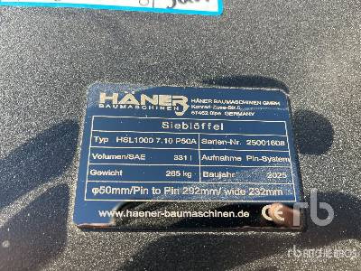 HAENER HSL1000 7.10 P5 980 mm Skeleton (Unused) - Korpa za bager: slika HAENER HSL1000 7.10 P5 980 mm Skeleton (Unused) - Korpa za bager HAENER HSL1000 7.10 P5 980 mm Skeleton (Unused) - Korpa za bager: slika HAENER HSL1000 7.10 P5 980 mm Skeleton (Unused) - Korpa za bager
