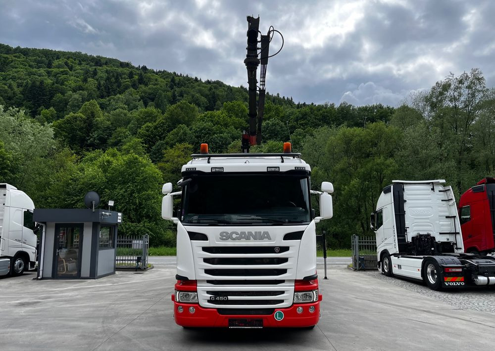 Scania G450 // 6x2// Skrzynia 6.40x2.49 // HDS Palfinger // Oś skrętna podnoszona // - Kamion s otvorenim sandukom, Kamion s kranom: slika Scania G450 // 6x2// Skrzynia 6.40x2.49 // HDS Palfinger // Oś skrętna podnoszona // - Kamion s otvorenim sandukom, Kamion s kranom Scania G450 // 6x2// Skrzynia 6.40x2.49 // HDS Palfinger // Oś skrętna podnoszona // - Kamion s otvorenim sandukom, Kamion s kranom: slika Scania G450 // 6x2// Skrzynia 6.40x2.49 // HDS Palfinger // Oś skrętna podnoszona // - Kamion s otvorenim sandukom, Kamion s kranom