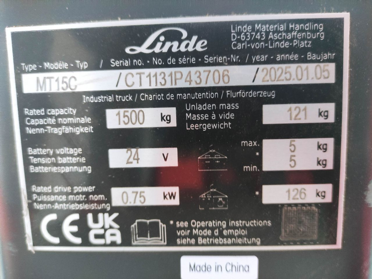 Linde MT15C - Paletni viličar: slika Linde MT15C - Paletni viličar Linde MT15C - Paletni viličar: slika Linde MT15C - Paletni viličar