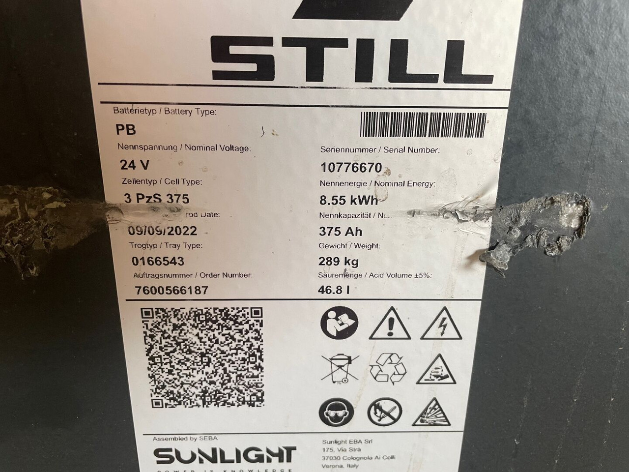 Sunlight I 24 Volt I 3 PzS 375 - Akumulator za Oprema za rukovanje materijalima: slika Sunlight I 24 Volt I 3 PzS 375 - Akumulator za Oprema za rukovanje materijalima Sunlight I 24 Volt I 3 PzS 375 - Akumulator za Oprema za rukovanje materijalima: slika Sunlight I 24 Volt I 3 PzS 375 - Akumulator za Oprema za rukovanje materijalima