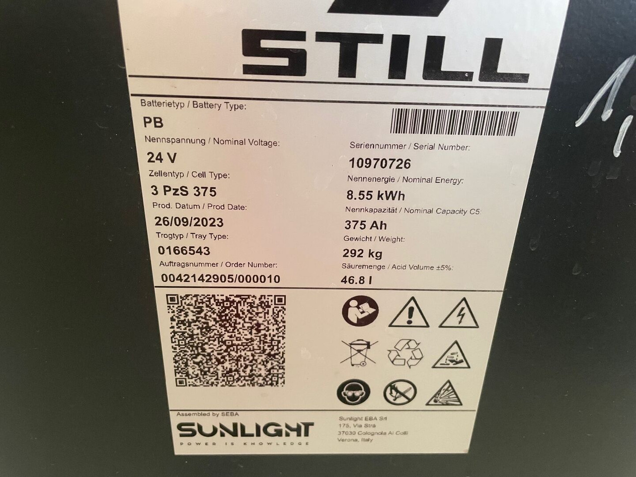 Sunlight I 24 Volt I 3 PzS 375 - Akumulator za Oprema za rukovanje materijalima: slika Sunlight I 24 Volt I 3 PzS 375 - Akumulator za Oprema za rukovanje materijalima Sunlight I 24 Volt I 3 PzS 375 - Akumulator za Oprema za rukovanje materijalima: slika Sunlight I 24 Volt I 3 PzS 375 - Akumulator za Oprema za rukovanje materijalima
