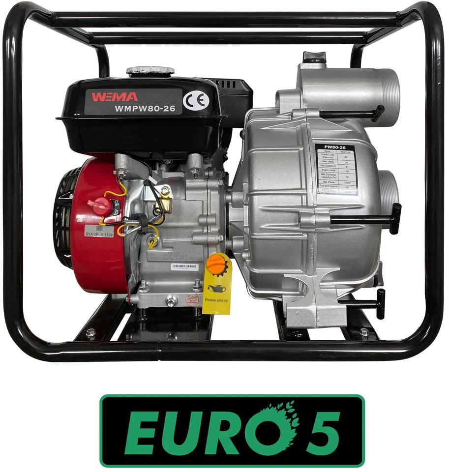 Motopompa WEIMA 80-26 78000L/h 7KM DO BRUDNEY WODY SPALINOWA - Pumpa za vodu: slika Motopompa WEIMA 80-26 78000L/h 7KM DO BRUDNEY WODY SPALINOWA - Pumpa za vodu Motopompa WEIMA 80-26 78000L/h 7KM DO BRUDNEY WODY SPALINOWA - Pumpa za vodu: slika Motopompa WEIMA 80-26 78000L/h 7KM DO BRUDNEY WODY SPALINOWA - Pumpa za vodu