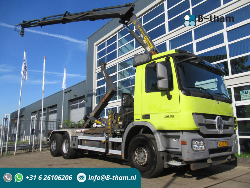Mercedes-Benz Actros 2632 6X4 Steel + Palfinger PK18002-EH + 20T Haak Hook Haken - Transporter kontejnera/ Kamion s izmjenjivim sanducima, Kamion s kranom: slika Mercedes-Benz Actros 2632 6X4 Steel + Palfinger PK18002-EH + 20T Haak Hook Haken - Transporter kontejnera/ Kamion s izmjenjivim sanducima, Kamion s kranom Mercedes-Benz Actros 2632 6X4 Steel + Palfinger PK18002-EH + 20T Haak Hook Haken - Transporter kontejnera/ Kamion s izmjenjivim sanducima, Kamion s kranom: slika Mercedes-Benz Actros 2632 6X4 Steel + Palfinger PK18002-EH + 20T Haak Hook Haken - Transporter kontejnera/ Kamion s izmjenjivim sanducima, Kamion s kranom