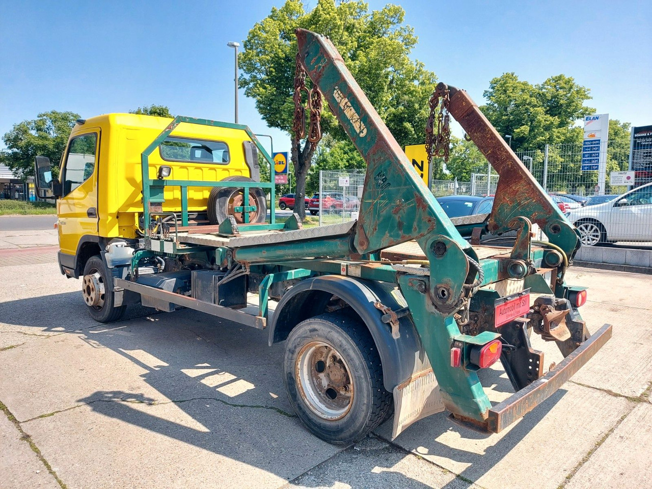 Utovarivač s proklizavajućim upravljanjem Mitsubishi Canter 7C18 Absetzer Kipper Meier Ratio 4500kg: slika Utovarivač s proklizavajućim upravljanjem Mitsubishi Canter 7C18 Absetzer Kipper Meier Ratio 4500kg