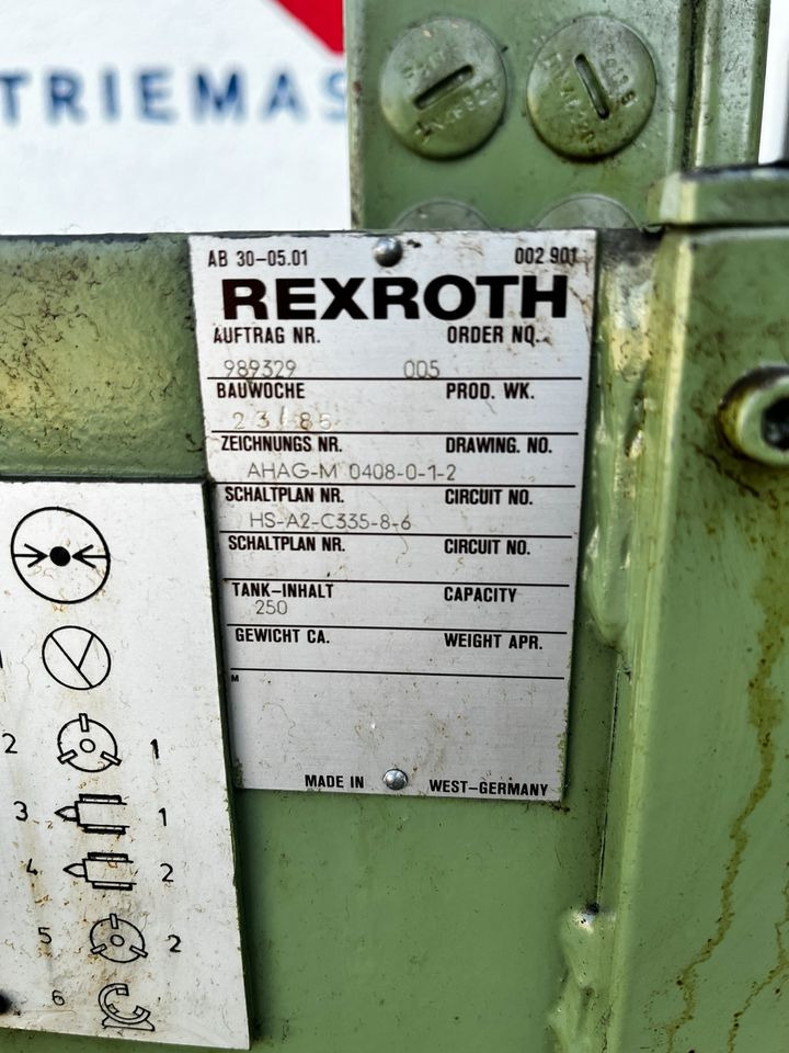 Hydraulikagregat Agregat REXROTH von einer CNC Drehmaschine - Stroj za obradu metala: slika Hydraulikagregat Agregat REXROTH von einer CNC Drehmaschine - Stroj za obradu metala Hydraulikagregat Agregat REXROTH von einer CNC Drehmaschine - Stroj za obradu metala: slika Hydraulikagregat Agregat REXROTH von einer CNC Drehmaschine - Stroj za obradu metala