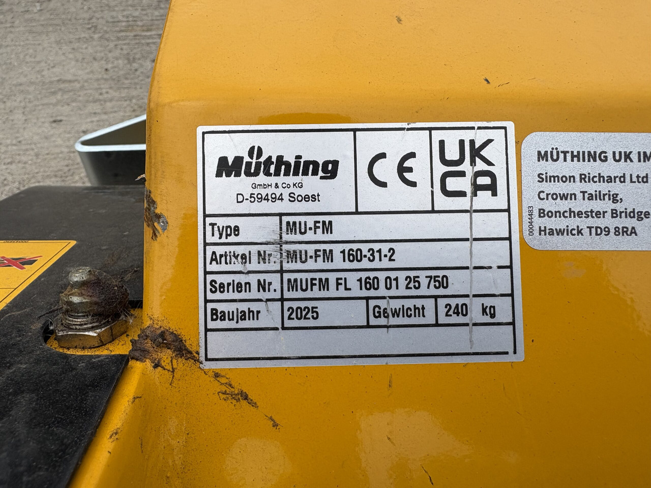 Muthing MU-FM160 JD Outfront Flail Mower Demo - Malčer sa čekićima: slika Muthing MU-FM160 JD Outfront Flail Mower Demo - Malčer sa čekićima Muthing MU-FM160 JD Outfront Flail Mower Demo - Malčer sa čekićima: slika Muthing MU-FM160 JD Outfront Flail Mower Demo - Malčer sa čekićima