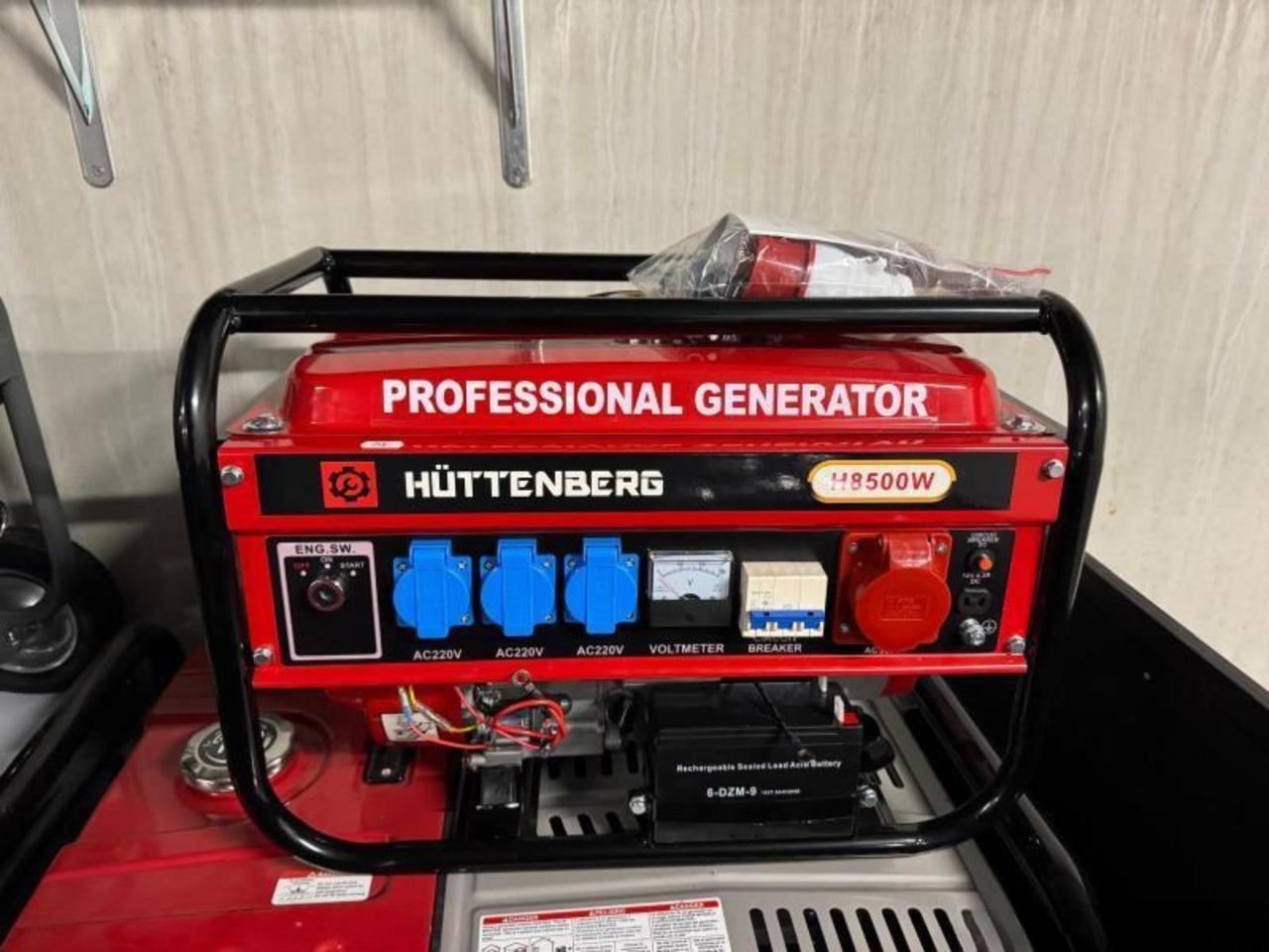 Hüttenberg H8500 Key- en Trekstart Benzine Generator (Nieuw) - Generatorski set: slika Hüttenberg H8500 Key- en Trekstart Benzine Generator (Nieuw) - Generatorski set Hüttenberg H8500 Key- en Trekstart Benzine Generator (Nieuw) - Generatorski set: slika Hüttenberg H8500 Key- en Trekstart Benzine Generator (Nieuw) - Generatorski set