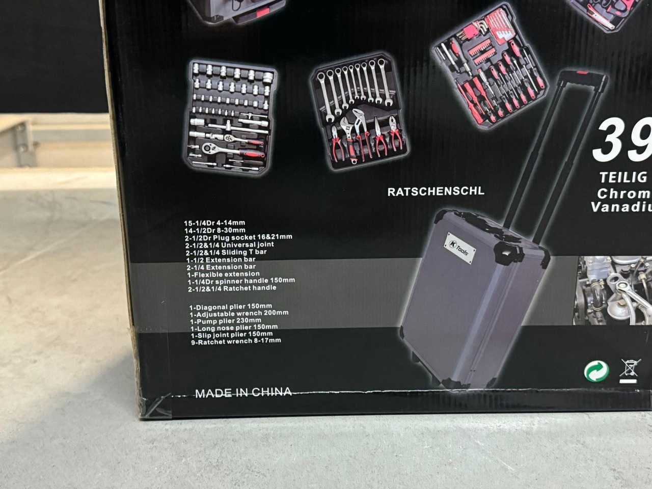 KTools gereedschapskoffer 399PCS - Oprema za radionice: slika KTools gereedschapskoffer 399PCS - Oprema za radionice KTools gereedschapskoffer 399PCS - Oprema za radionice: slika KTools gereedschapskoffer 399PCS - Oprema za radionice