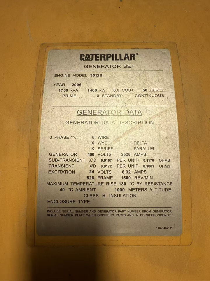 CATPILLAR 3512B - Industrijska oprema, Generatorski set: slika CATPILLAR 3512B - Industrijska oprema, Generatorski set CATPILLAR 3512B - Industrijska oprema, Generatorski set: slika CATPILLAR 3512B - Industrijska oprema, Generatorski set