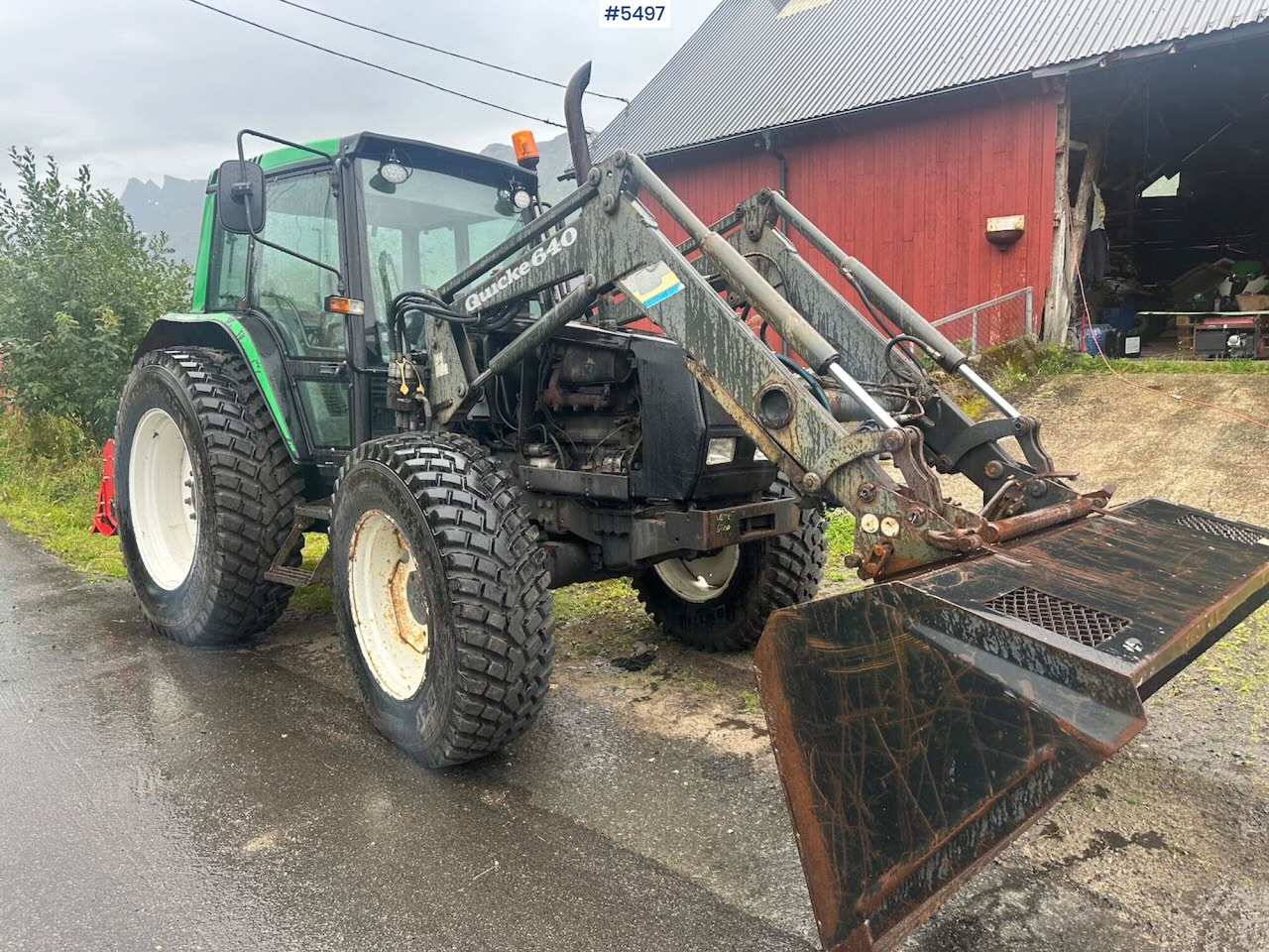 1994 Valmet 6400 Turbo 4x4 tractor with front loader and agricultural tires on rims. - Traktor: slika 1994 Valmet 6400 Turbo 4x4 tractor with front loader and agricultural tires on rims. - Traktor 1994 Valmet 6400 Turbo 4x4 tractor with front loader and agricultural tires on rims. - Traktor: slika 1994 Valmet 6400 Turbo 4x4 tractor with front loader and agricultural tires on rims. - Traktor