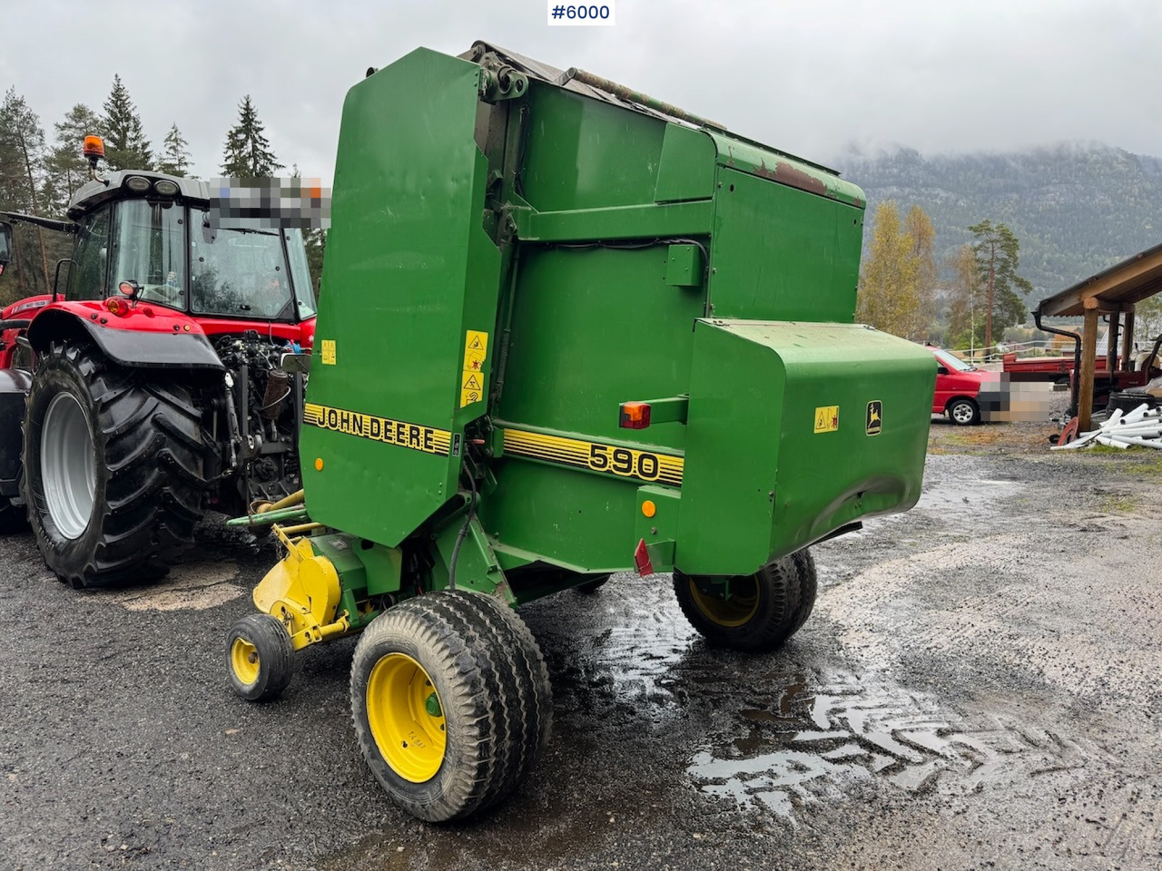 2000 John Deere 590 Round Baler. - Oprema za prevrtanje sijena: slika 2000 John Deere 590 Round Baler. - Oprema za prevrtanje sijena 2000 John Deere 590 Round Baler. - Oprema za prevrtanje sijena: slika 2000 John Deere 590 Round Baler. - Oprema za prevrtanje sijena