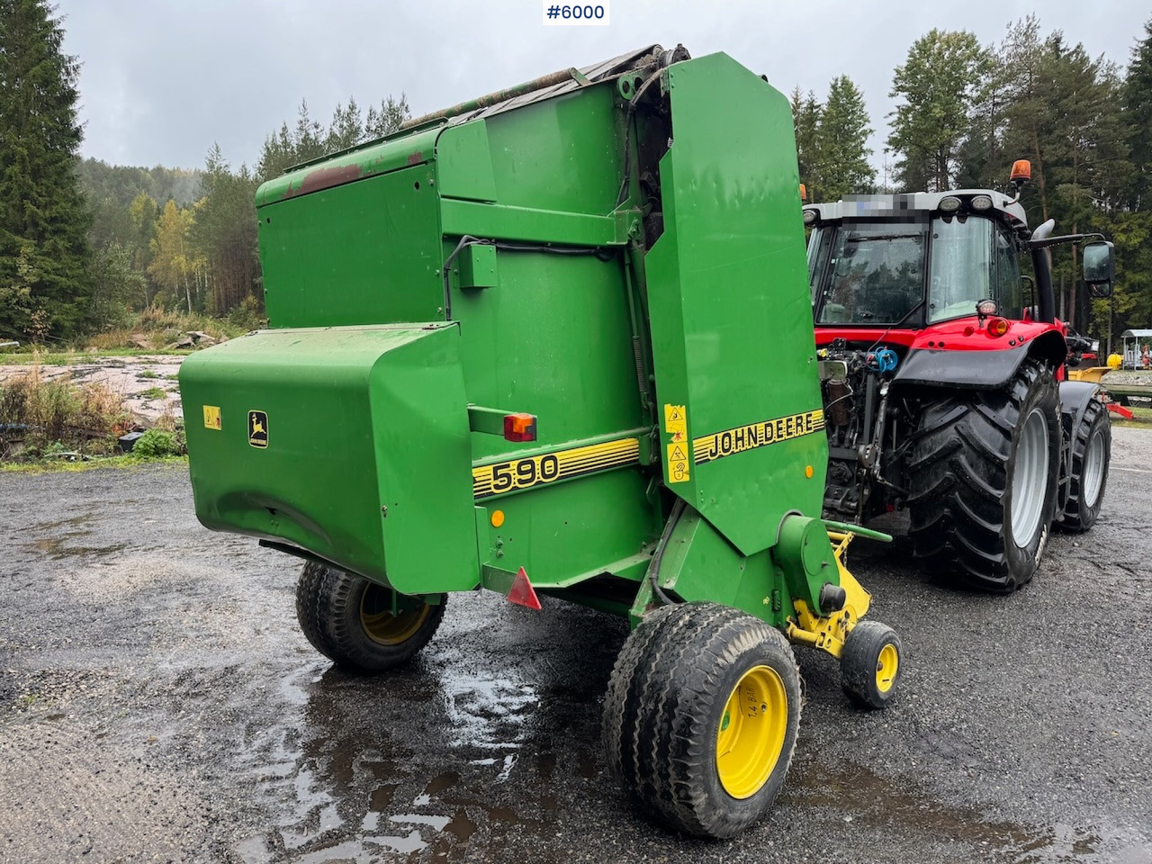 2000 John Deere 590 Round Baler. - Oprema za prevrtanje sijena: slika 2000 John Deere 590 Round Baler. - Oprema za prevrtanje sijena 2000 John Deere 590 Round Baler. - Oprema za prevrtanje sijena: slika 2000 John Deere 590 Round Baler. - Oprema za prevrtanje sijena