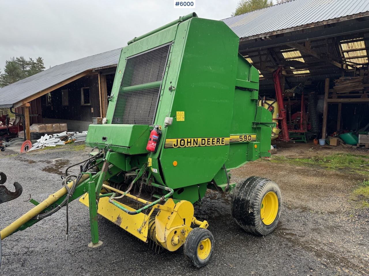 2000 John Deere 590 Round Baler. - Oprema za prevrtanje sijena: slika 2000 John Deere 590 Round Baler. - Oprema za prevrtanje sijena 2000 John Deere 590 Round Baler. - Oprema za prevrtanje sijena: slika 2000 John Deere 590 Round Baler. - Oprema za prevrtanje sijena