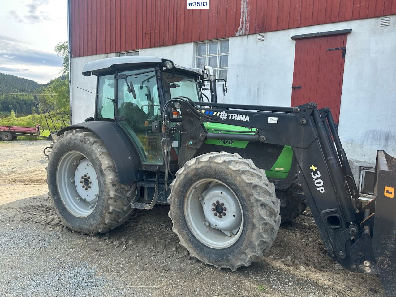 2008 Deutz-Fahr Agrofarm 100 traktor w/ Trima Front loader. See hours! - Traktor: slika  2008 Deutz-Fahr Agrofarm 100 traktor w/ Trima Front loader. See hours! - Traktor 2008 Deutz-Fahr Agrofarm 100 traktor w/ Trima Front loader. See hours! - Traktor: slika  2008 Deutz-Fahr Agrofarm 100 traktor w/ Trima Front loader. See hours! - Traktor