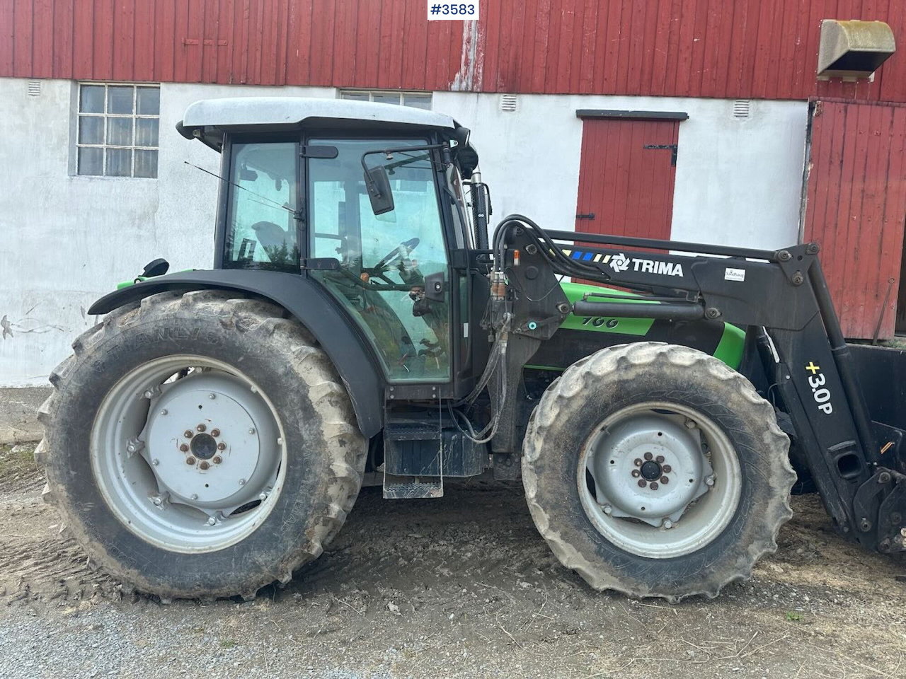 2008 Deutz-Fahr Agrofarm 100 traktor w/ Trima Front loader. See hours! - Traktor: slika  2008 Deutz-Fahr Agrofarm 100 traktor w/ Trima Front loader. See hours! - Traktor 2008 Deutz-Fahr Agrofarm 100 traktor w/ Trima Front loader. See hours! - Traktor: slika  2008 Deutz-Fahr Agrofarm 100 traktor w/ Trima Front loader. See hours! - Traktor